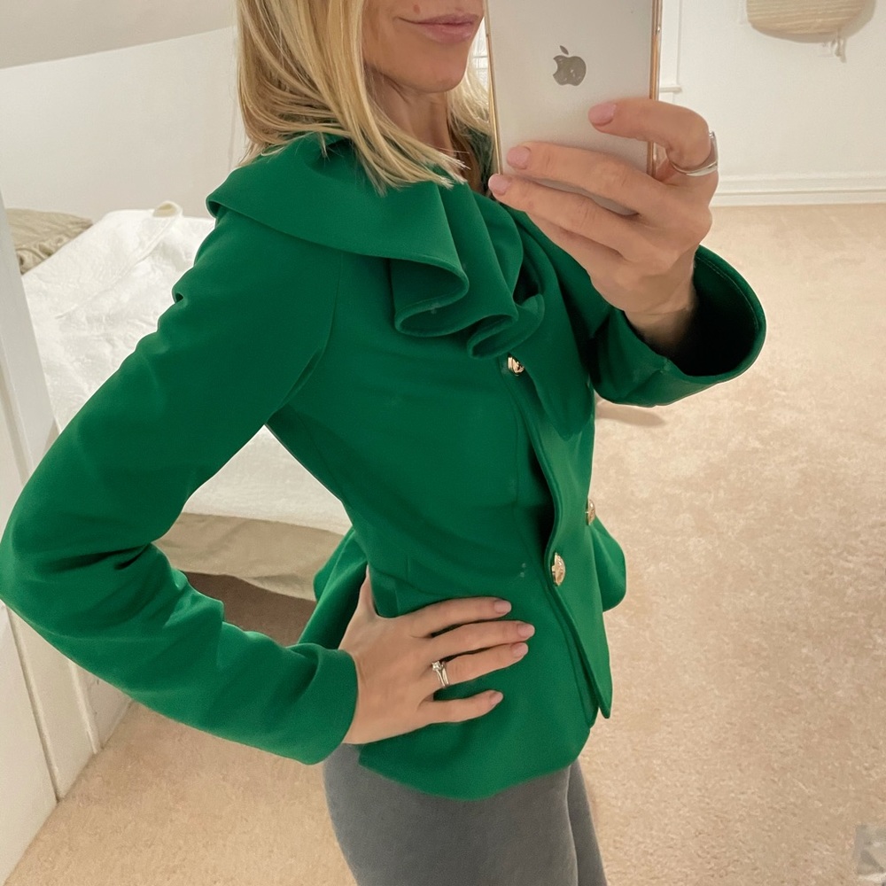 NWT Jacket, blazer, beautiful green color